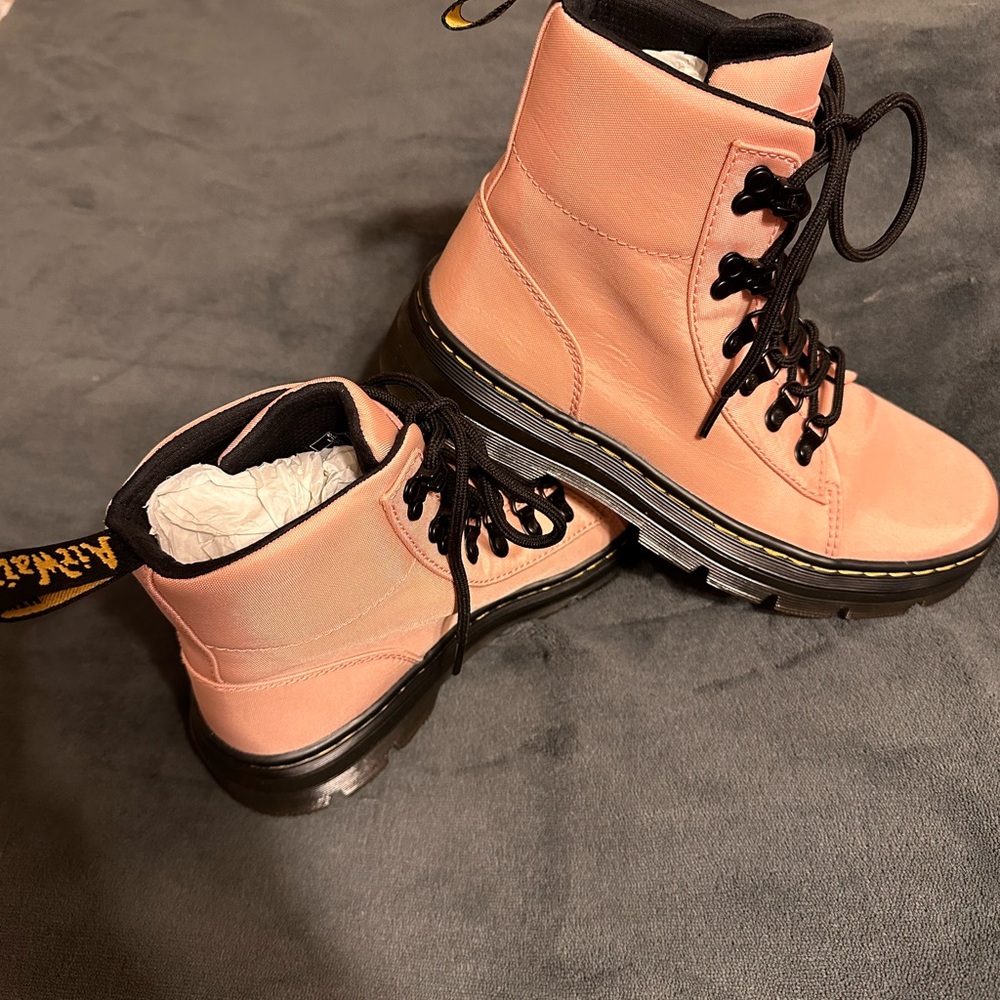 Dr. Martens Light Pink Combat Boots